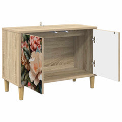vidaXL TV Cabinet BORNE 69 x 33 x 50 cm Sonoma Engineered Wood 3