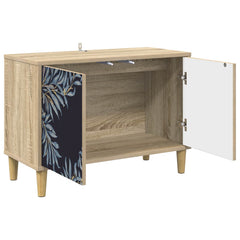 vidaXL TV Cabinet DOKKUM 69 x 33 x 50 cm Sonoma Engineered Wood 3