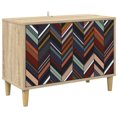 vidaXL TV Cabinet OMMEN 69 x 33 x 50 cm Sonoma Engineered Wood 2