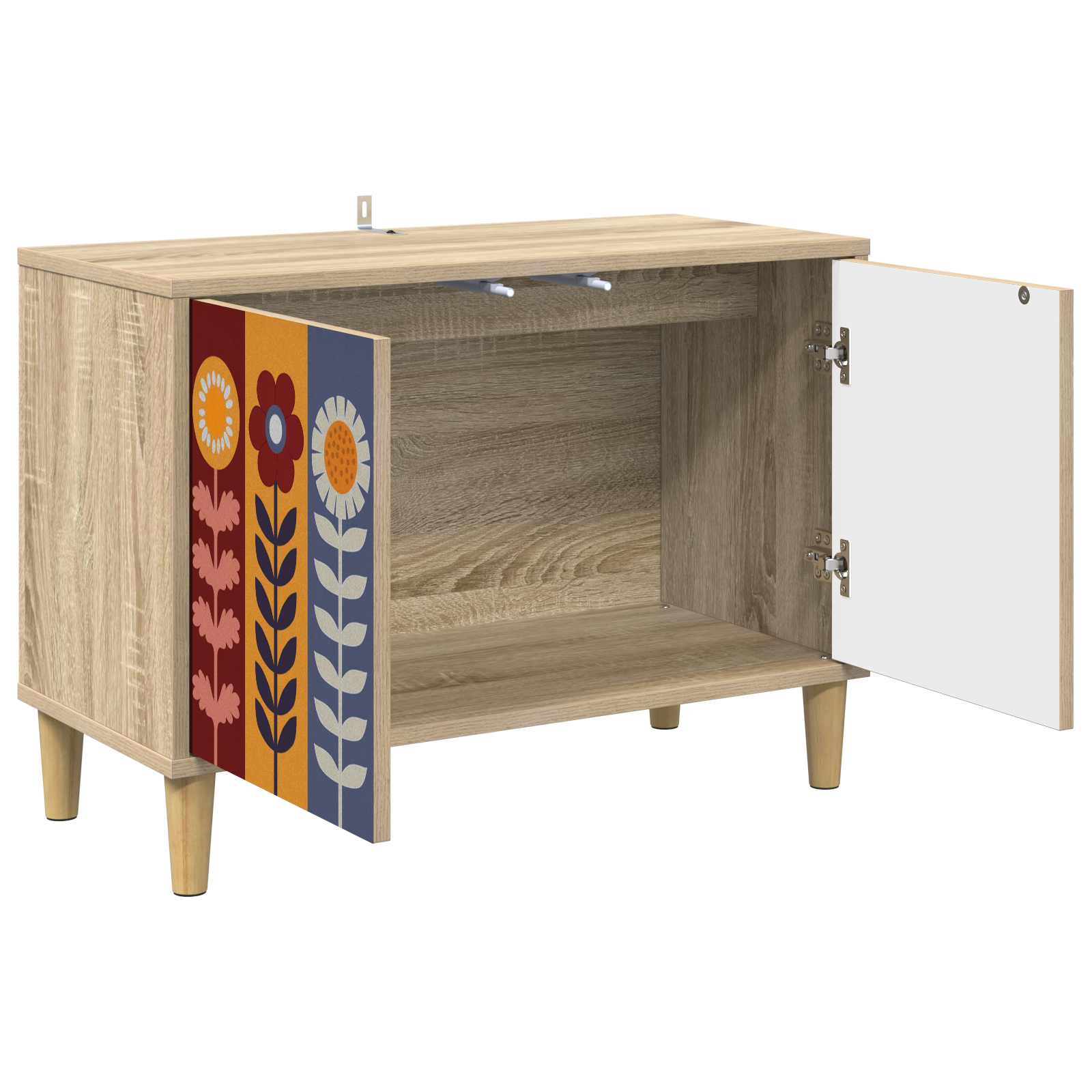 vidaXL TV Cabinet ESSEN 69 x 33 x 50 cm Sonoma Engineered Wood 3