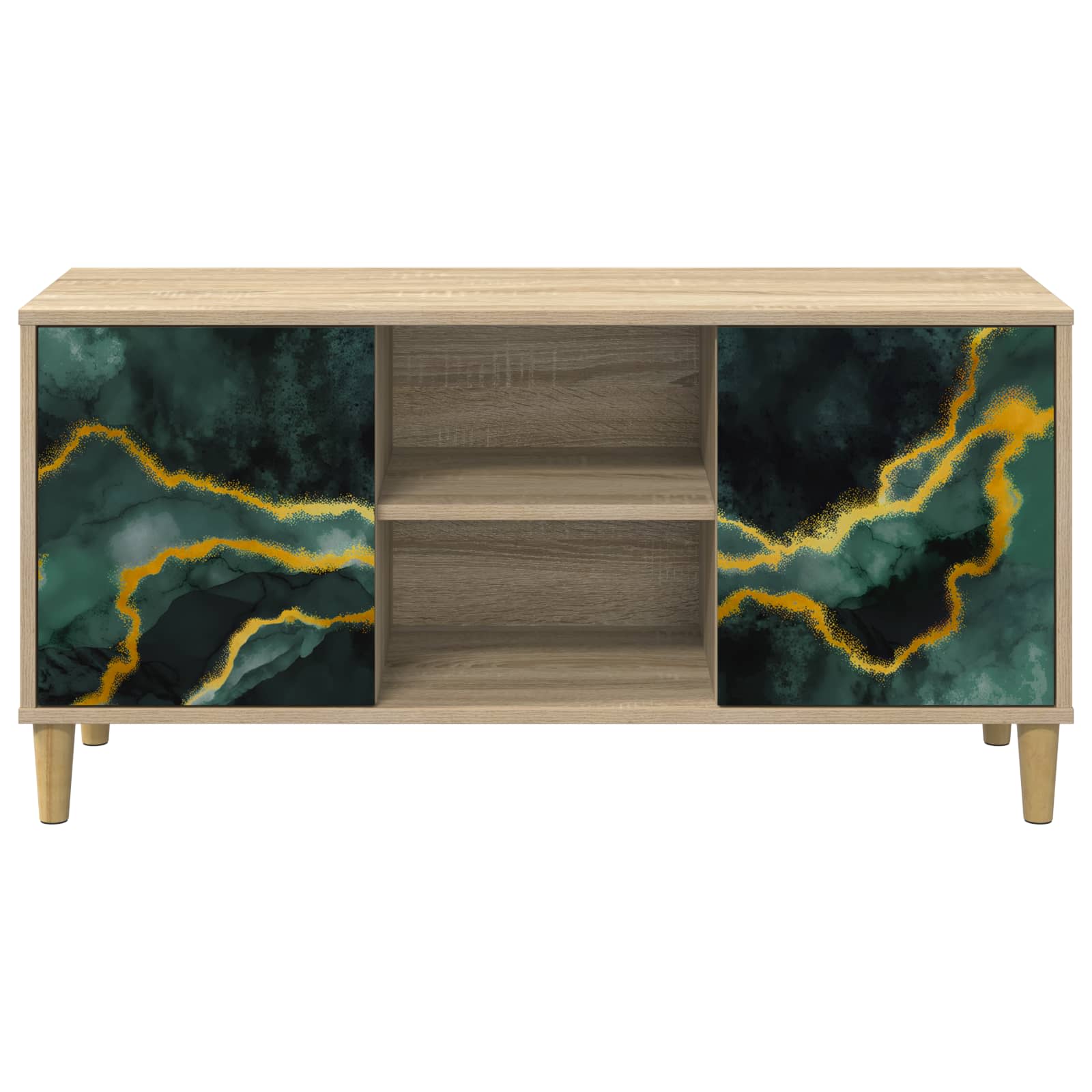 vidaXL TV Cabinet WIJHE 102 x 33 x 50 cm Sonoma Engineered Wood 4