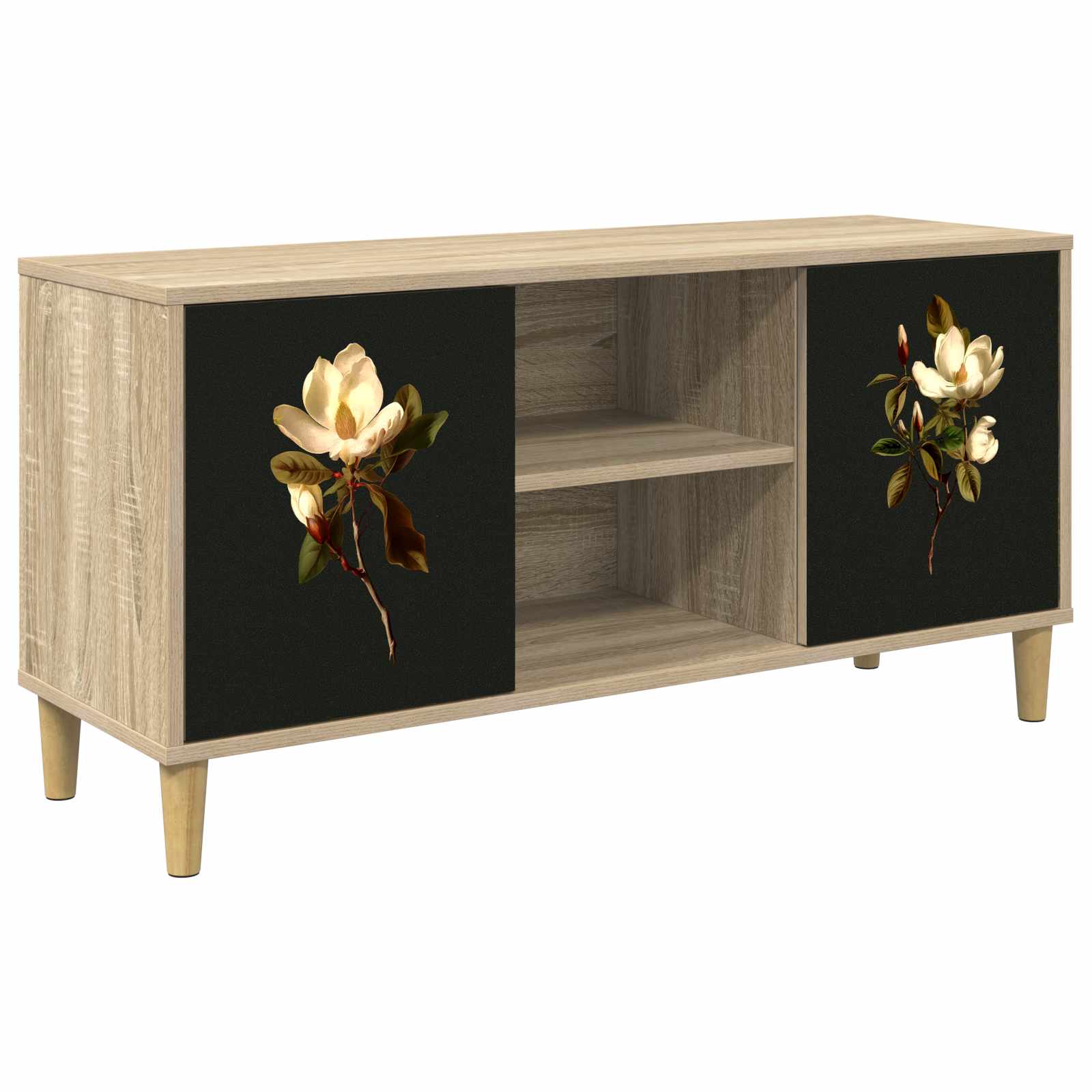 vidaXL TV Cabinet BREMEN 102 x 33 x 50 cm Sonoma Engineered Wood 2