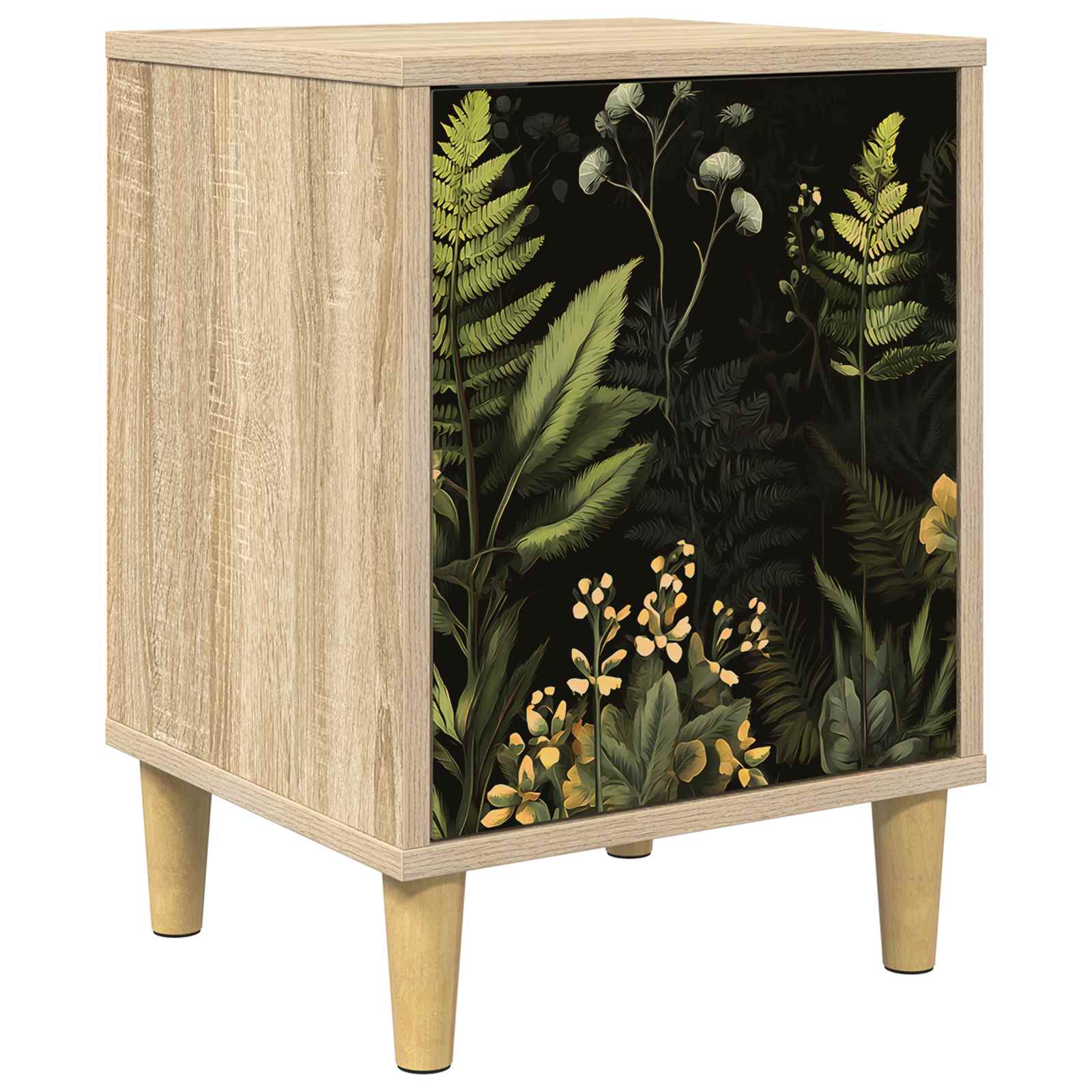 vidaXL Bedside Cabinet RHENEN Sonoma Oak 36 x 33 x 50 cm 2