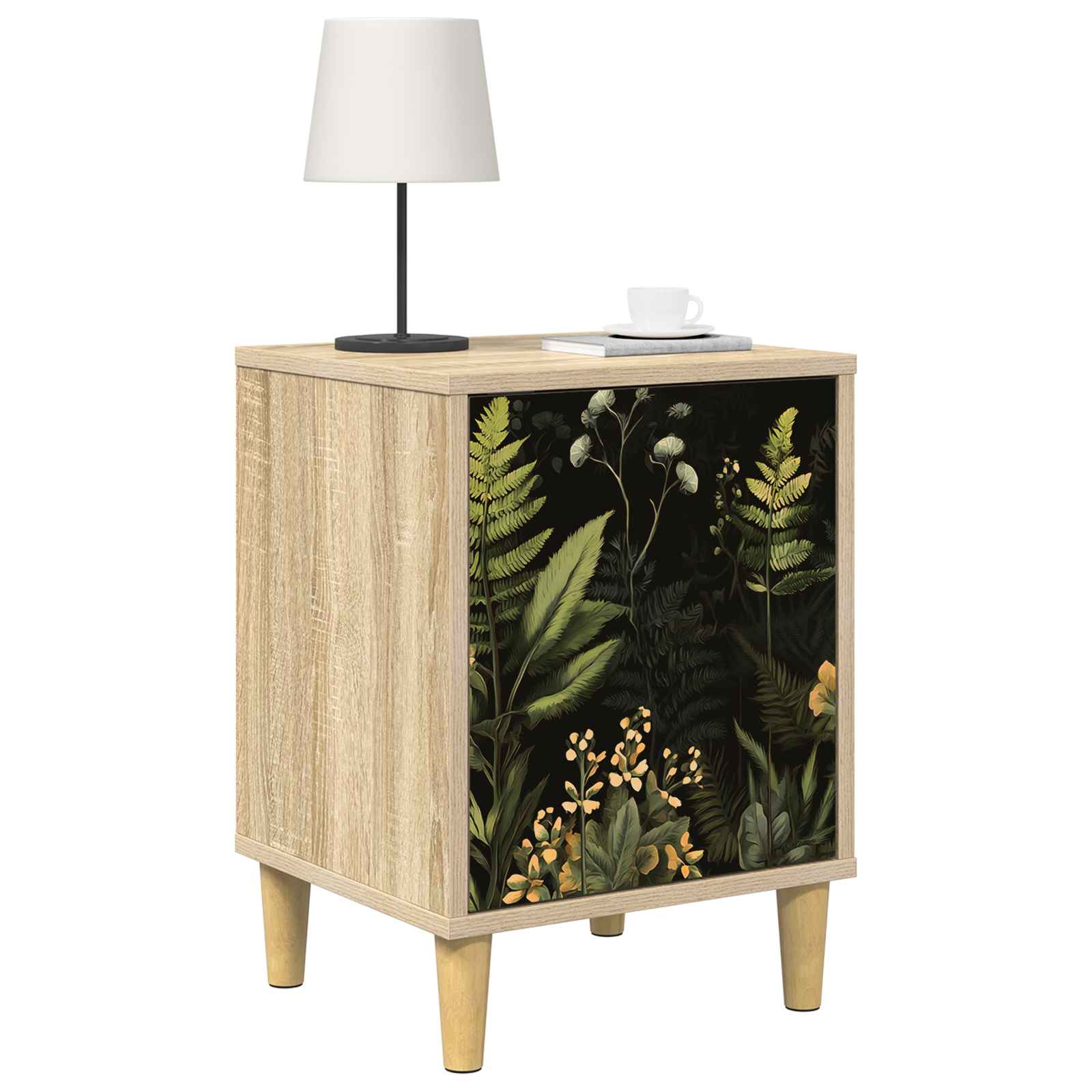 vidaXL Bedside Cabinet RHENEN Sonoma Oak 36 x 33 x 50 cm 3