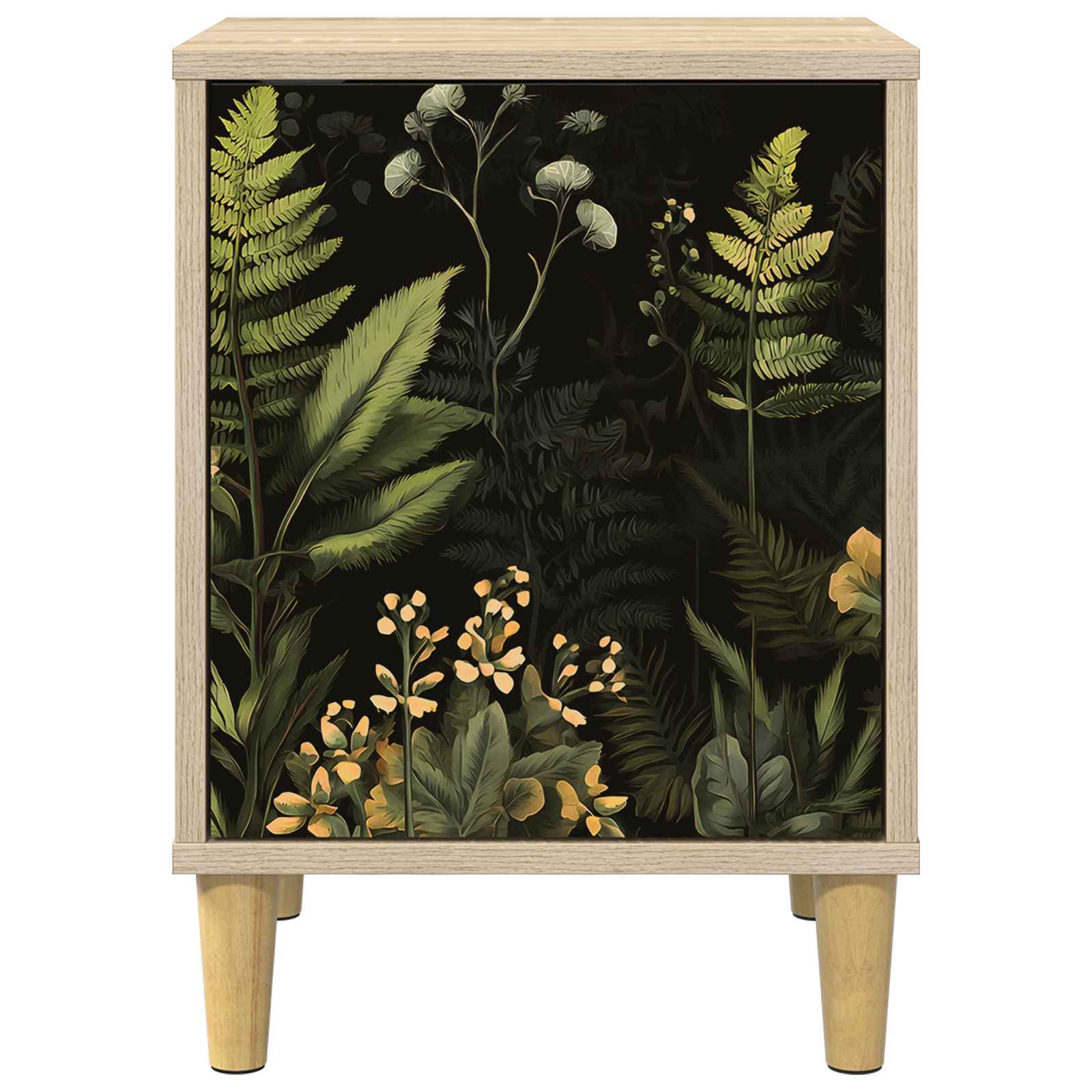 vidaXL Bedside Cabinet RHENEN 2 pcs Sonoma Oak 36 x 33 x 50 cm 6