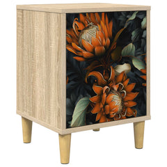 vidaXL Bedside Cabinet LOCHEM Sonoma Oak 36 x 33 x 50 cm 2