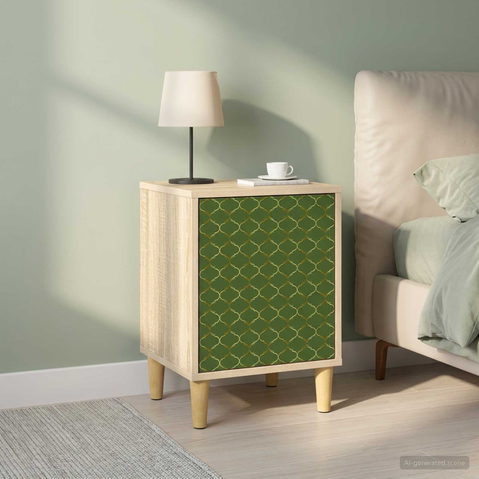 vidaXL Bedside Cabinet GELEEN 2 pcs Sonoma Oak 36 x 33 x 50 cm 1