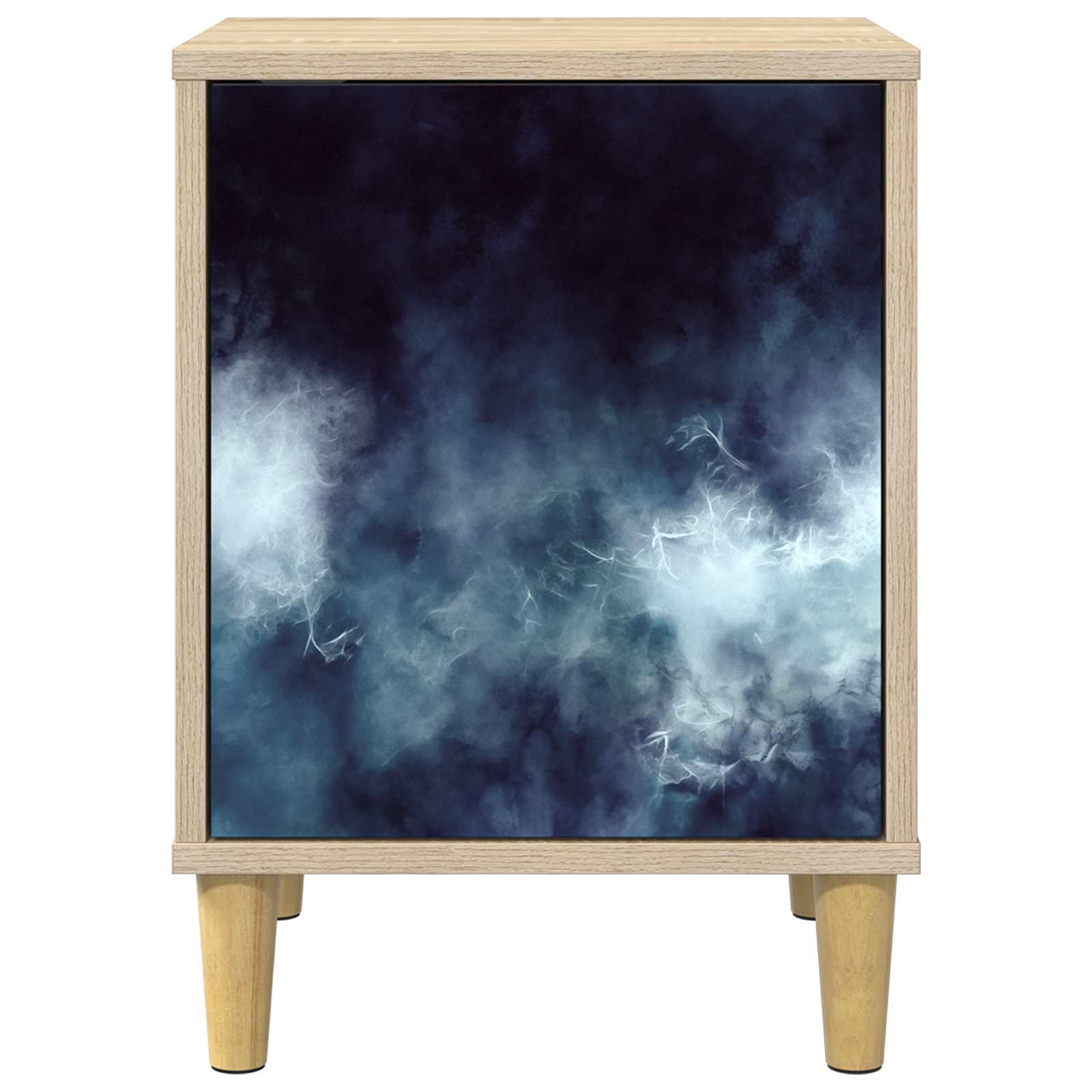 vidaXL Bedside Cabinet RAALTE 2 pcs Sonoma Oak 36 x 33 x 50 cm 6