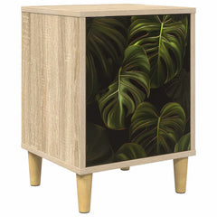vidaXL Bedside Cabinet ELBURG Sonoma Oak 36 x 33 x 50 cm 2