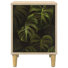 vidaXL Bedside Cabinet ELBURG 2 pcs Sonoma Oak 36 x 33 x 50 cm 6