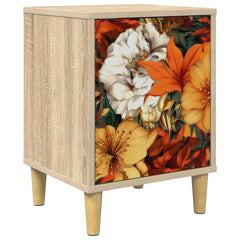 vidaXL Bedside Cabinet GENNEP Sonoma Oak 36 x 33 x 50 cm 2