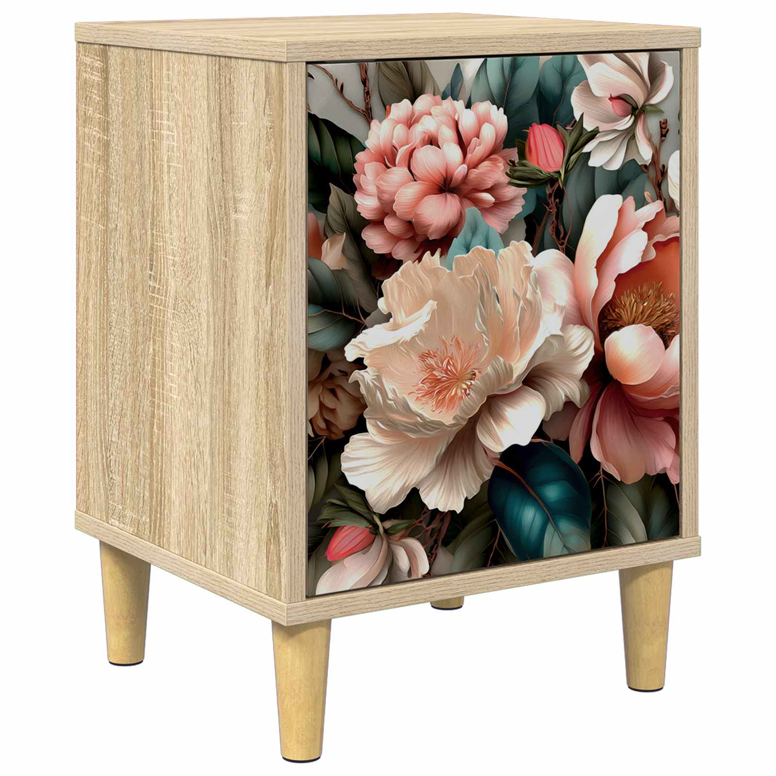 vidaXL Bedside Cabinet BORNE Sonoma Oak 36 x 33 x 50 cm 2