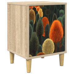 vidaXL Bedside Cabinet ZAANDAM Sonoma Oak 36 x 33 x 50 cm 2