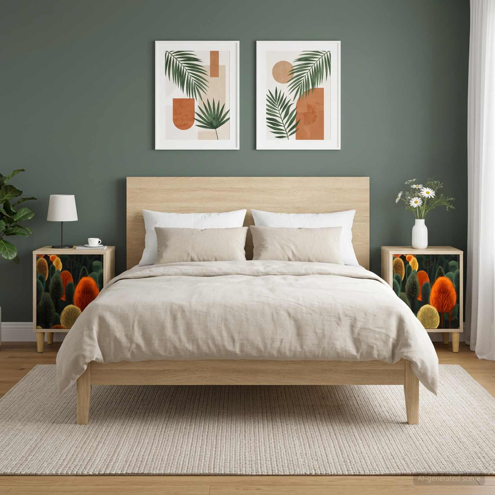 Bedside Cabinet BONN Sonoma Oak 2