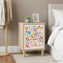 vidaXL Bedside Cabinet MAINZ 2 pcs Sonoma Oak 36 x 33 x 50 cm 4