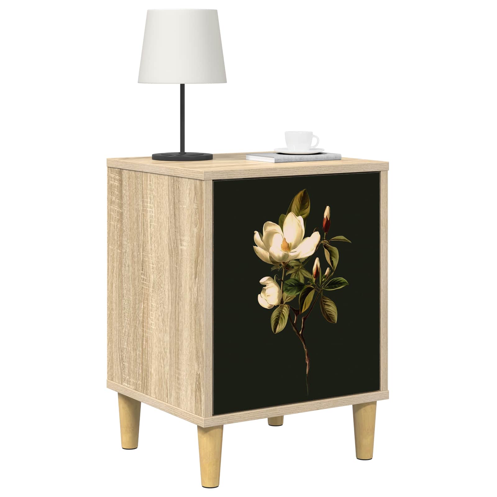 vidaXL Bedside Cabinet BREMEN Sonoma Oak 36 x 33 x 50 cm 3