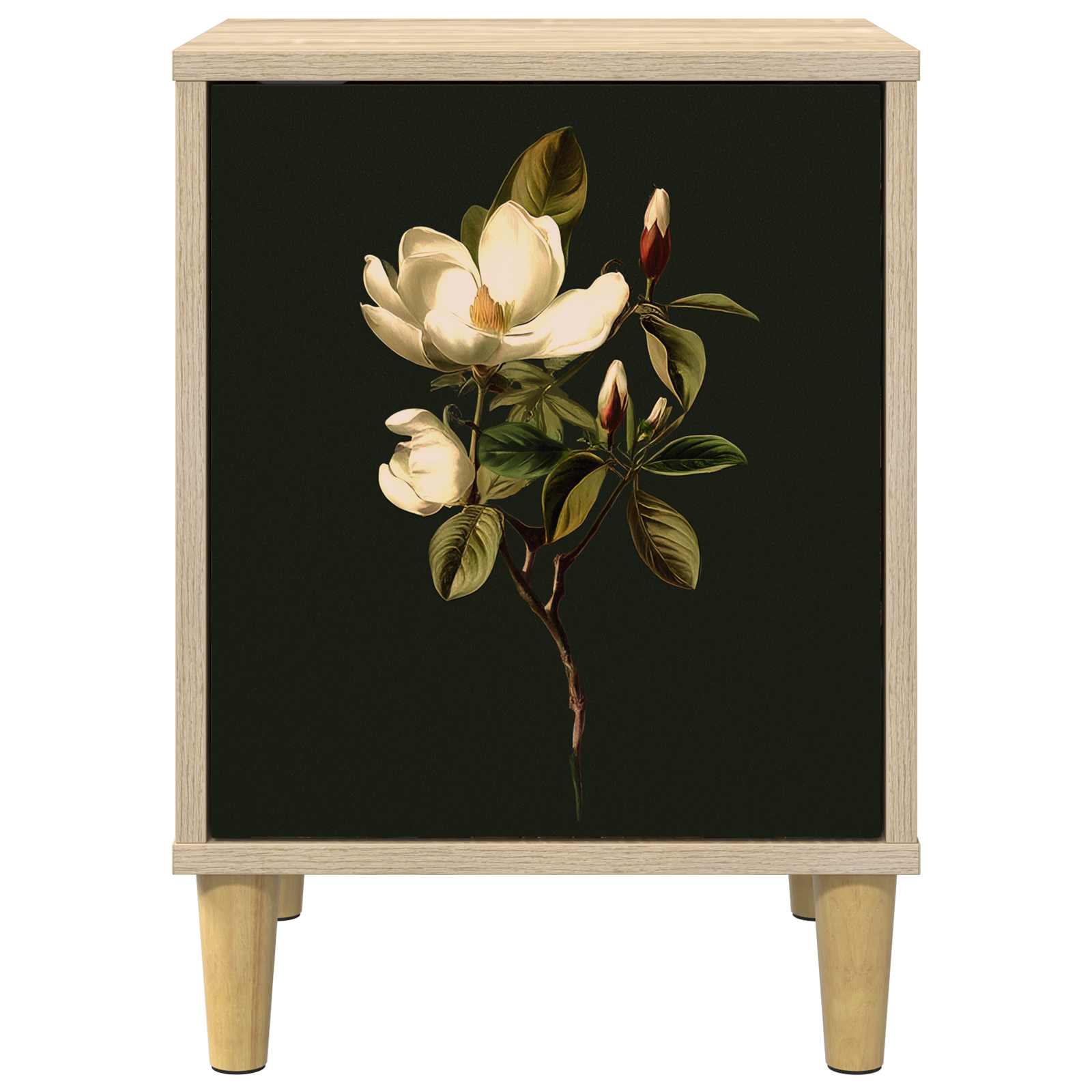 vidaXL Bedside Cabinet BREMEN 2 pcs Sonoma Oak 36 x 33 x 50 cm 6