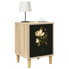vidaXL Bedside Cabinet BREMEN 2 pcs Sonoma Oak 36 x 33 x 50 cm 3
