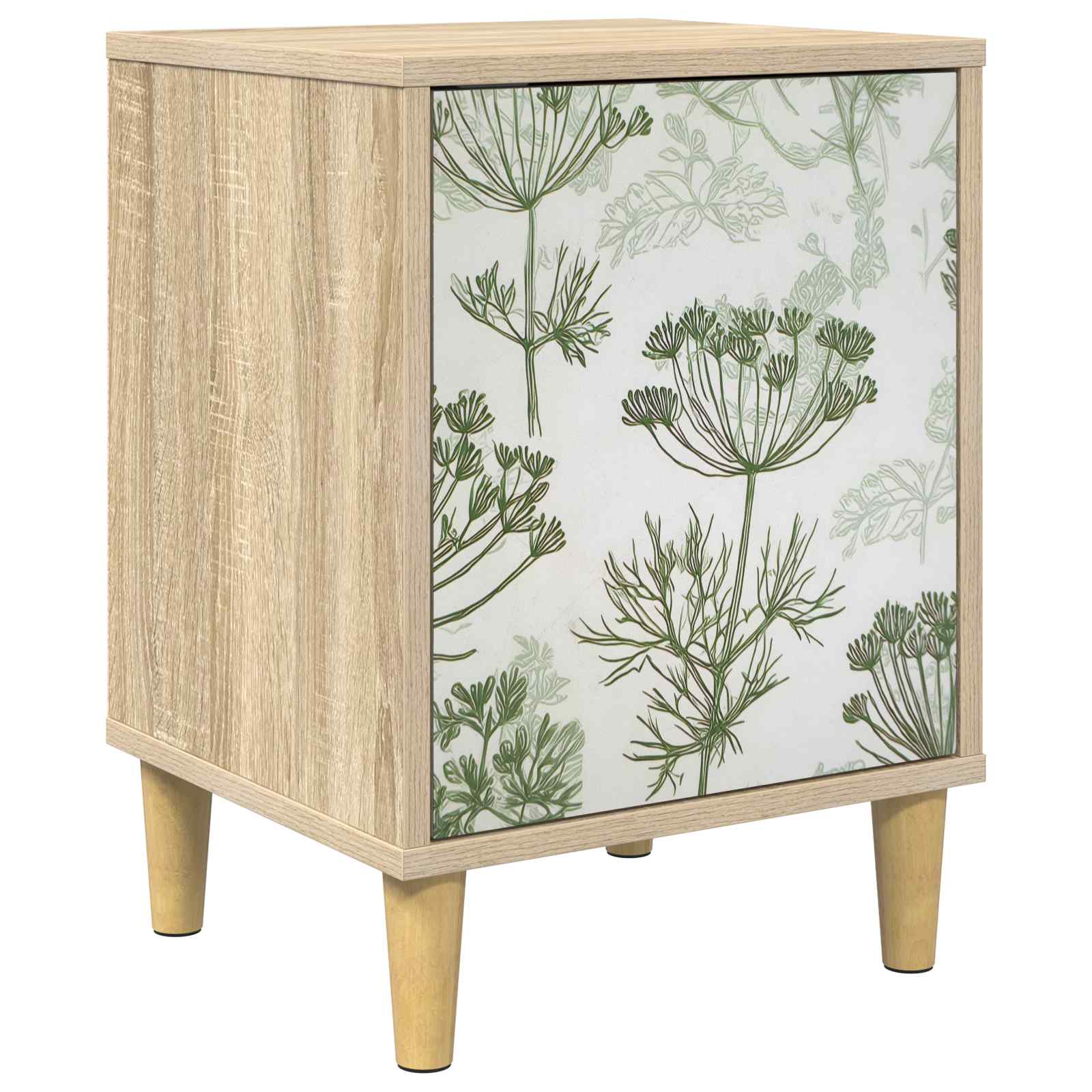 vidaXL Bedside Cabinet GOTHA Sonoma Oak 36 x 33 x 50 cm 2