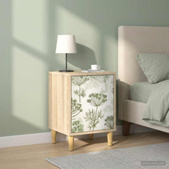 vidaXL Bedside Cabinet GOTHA 2 pcs Sonoma Oak 36 x 33 x 50 cm 4