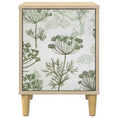 vidaXL Bedside Cabinet GOTHA 2 pcs Sonoma Oak 36 x 33 x 50 cm 6
