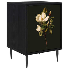 vidaXL Bedside Cabinet BREMEN Black Oak 36 x 33 x 51 cm 2
