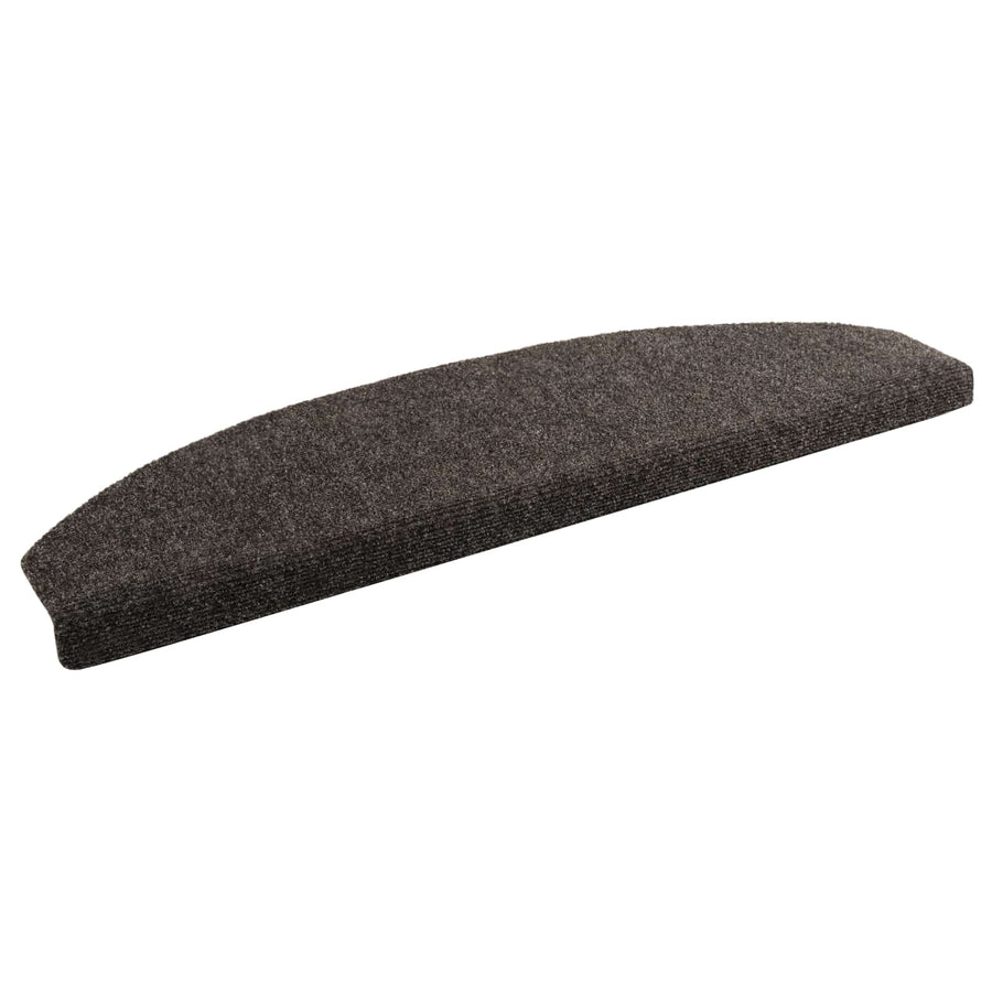 Self-adhesive Stair Mats 15 pcs 80 x 24.5 x 3.5 cm Anthracite