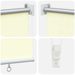 vidaXL Outdoor Roller Blind UV Protection Cream 200 x 140 cm (W x H) 5