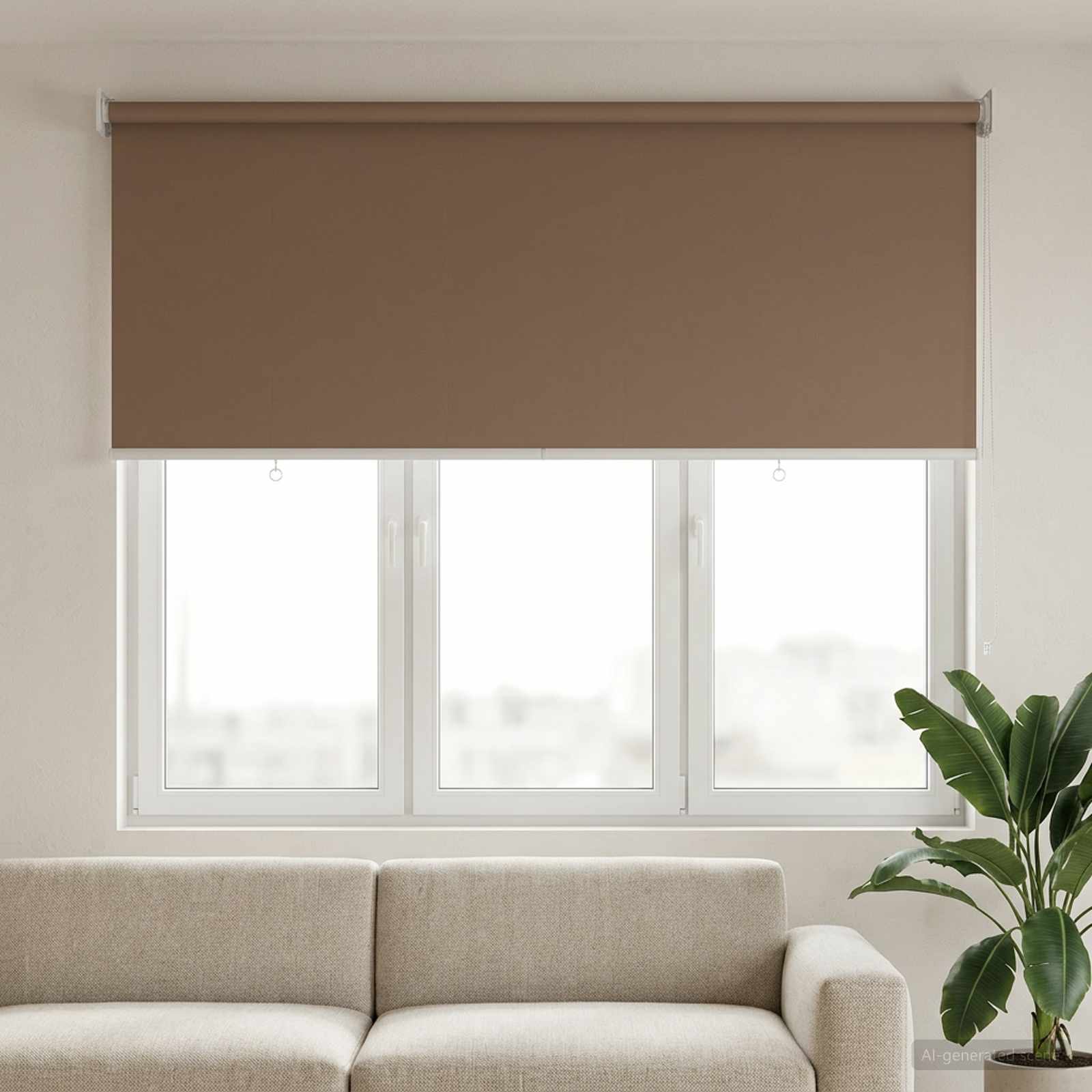vidaXL Outdoor Roller Blind UV Protection Taupe 140 x 140 cm (W x H) 3