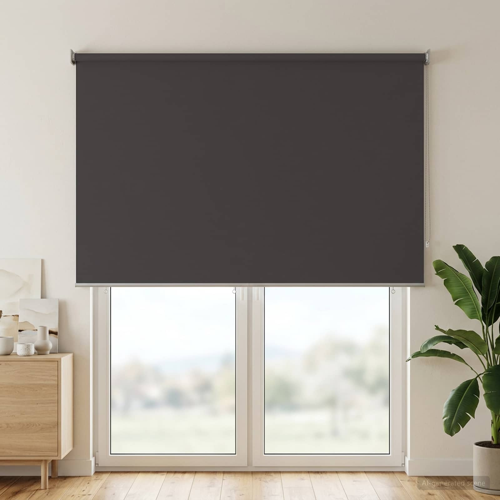 vidaXL Outdoor Roller Blind UV Protection Anthracite Polyester 3