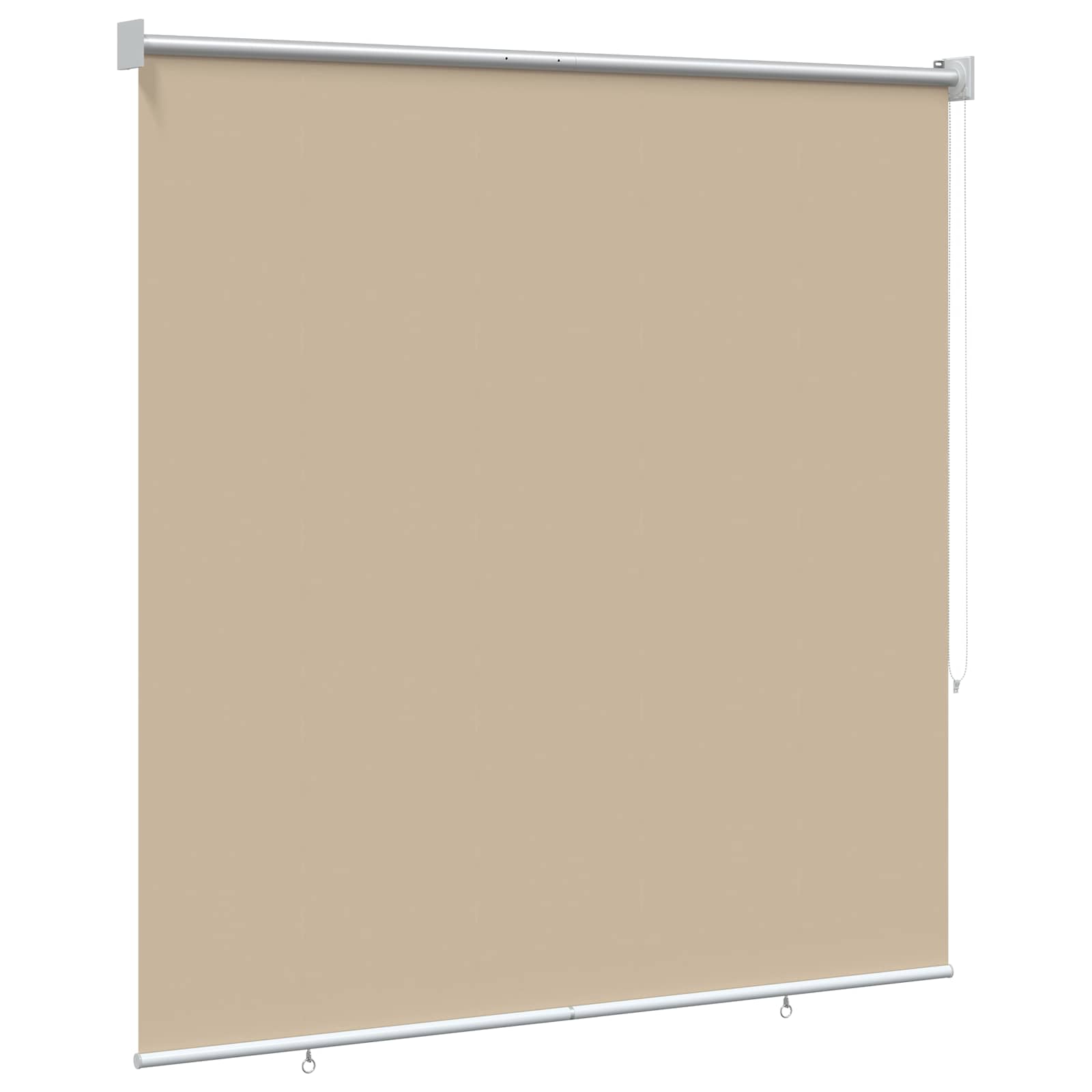 vidaXL Outdoor Roller Blind UV Protection Beige 120 x 140 cm (W x H) 4