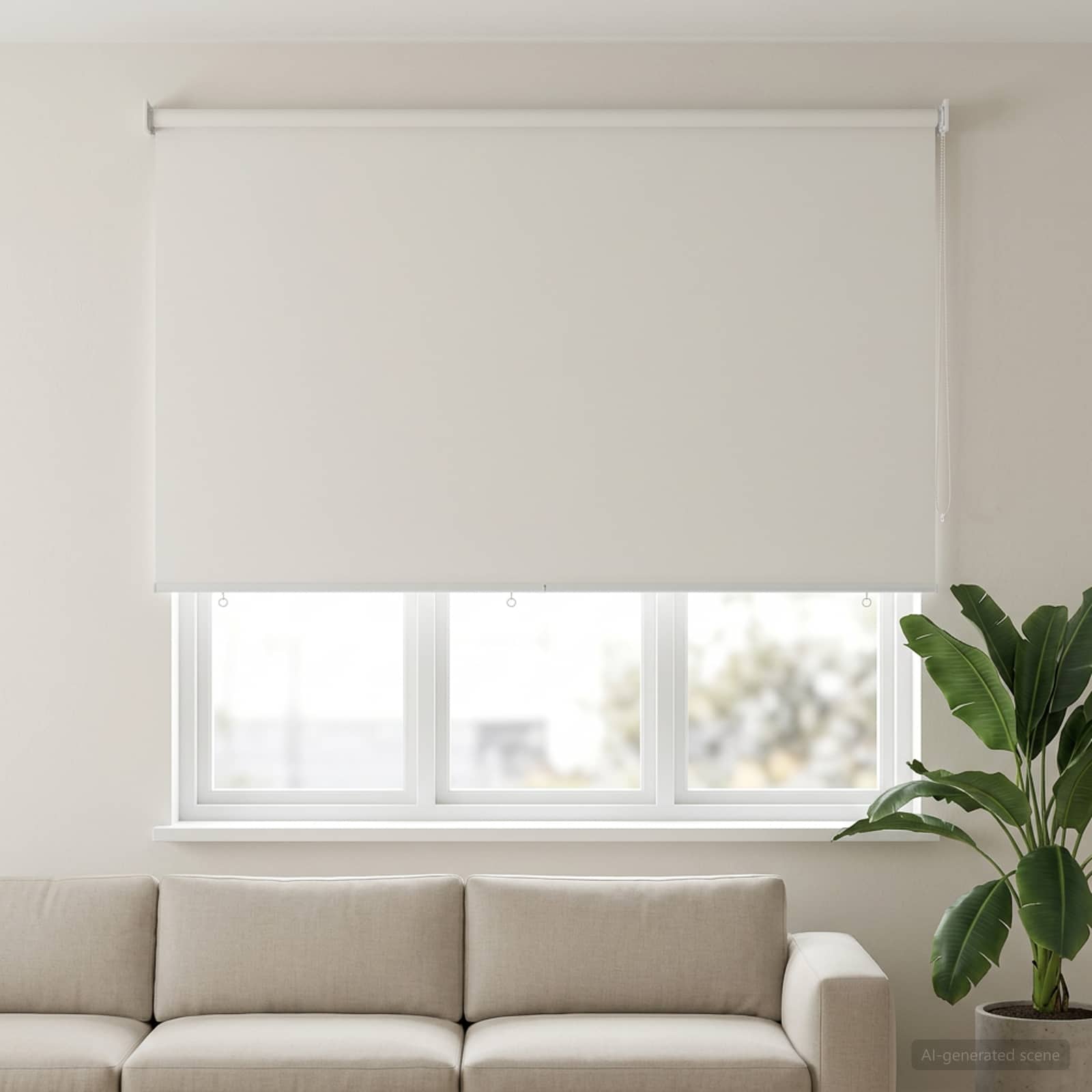 vidaXL Outdoor Roller Blind UV Protection White 180 x 140 cm (W x H) 3