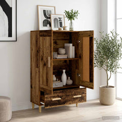 Highboard 70x31x115 cm Engineered Wood Old wood