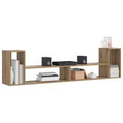 vidaXL TV Cabinet 100 x 30 x 50 cm Artisan Oak Engineered Wood 3