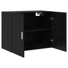 vidaXL Wall Cabinet Black Oak 80 x 42.5 x 64 cm Engineered Wood 4