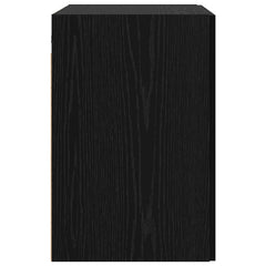 vidaXL Wall Cabinet Black Oak 80 x 42.5 x 64 cm Engineered Wood 5