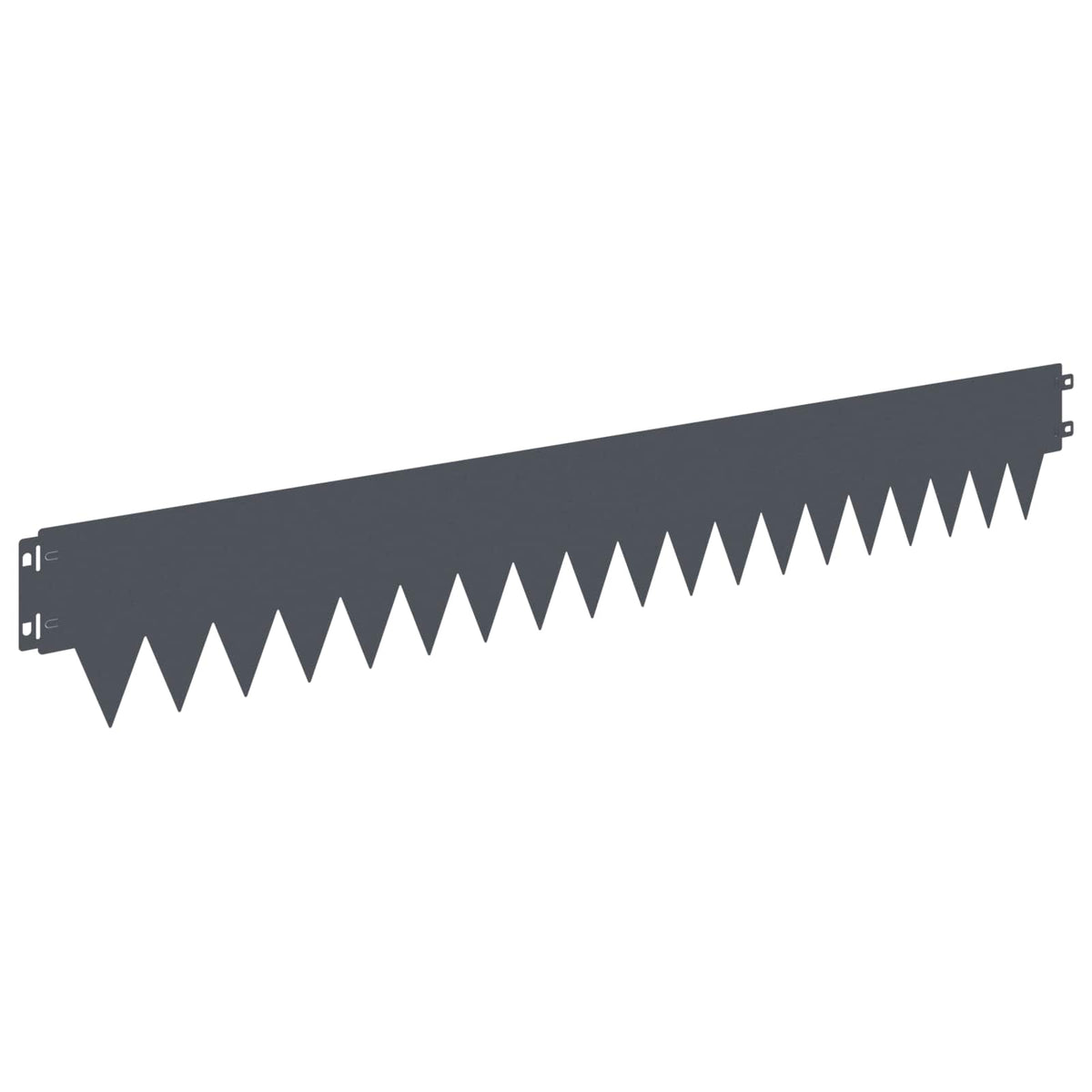 Lawn Edging 103 x Steel 30 pcs Anthracite 15 cm