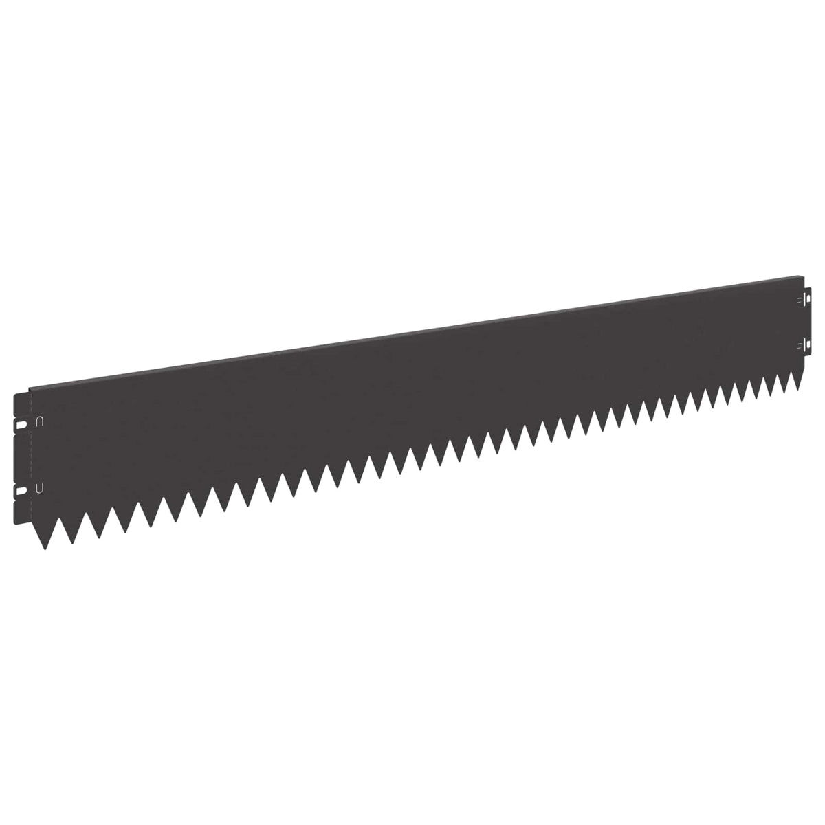 Lawn Edging 103 x Steel 20 pcs Height 15 cm Black