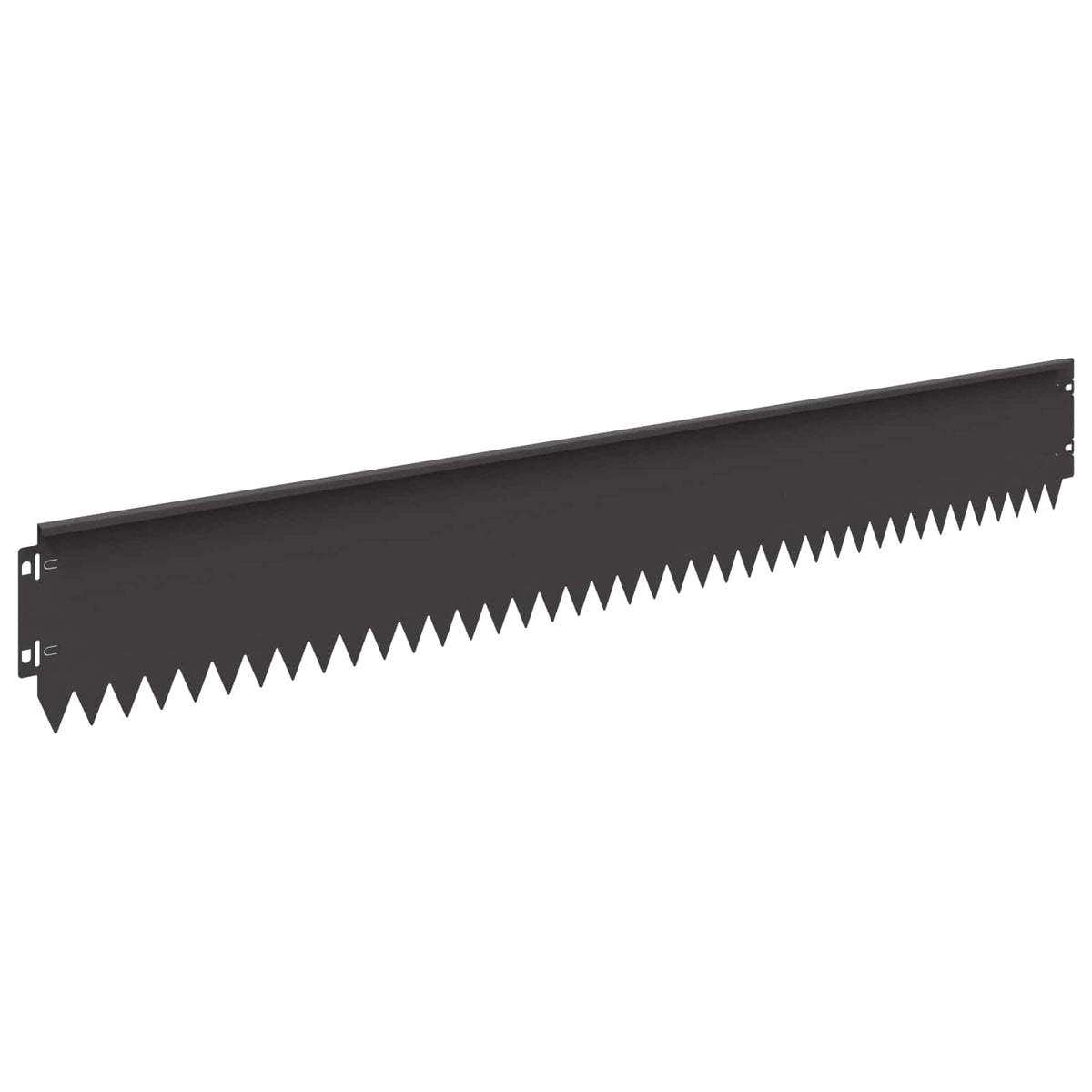 Lawn Edging 103 x Steel 20 pcs Height 15 cm Black