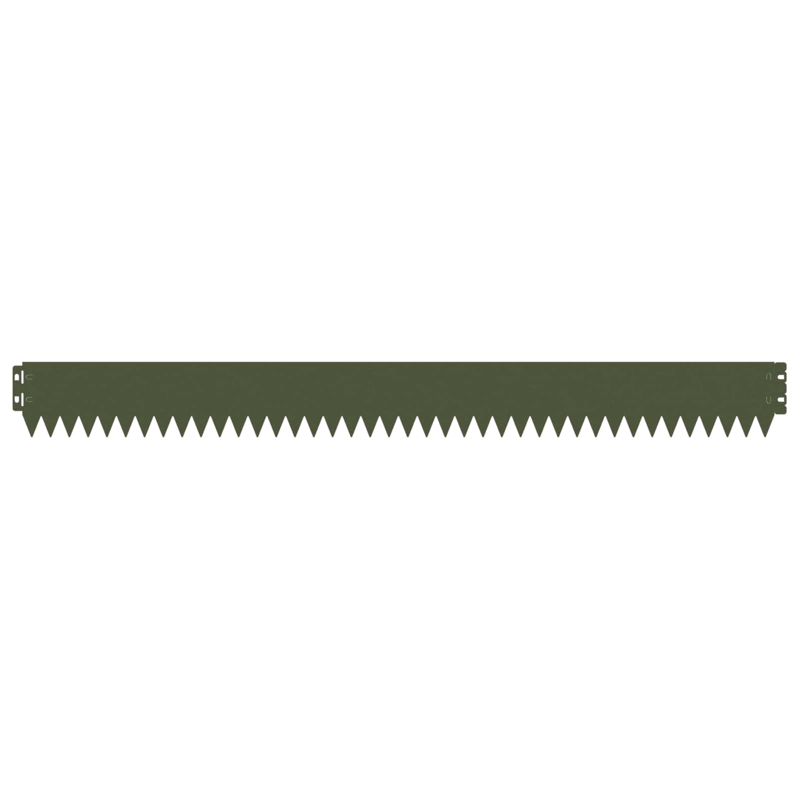 vidaXL Lawn Edging 20 pcs 103 x 10 cm Steel Olive Green 5