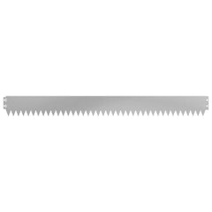 vidaXL Lawn Edging 10 pcs 103 x 10 cm Steel Silver 5