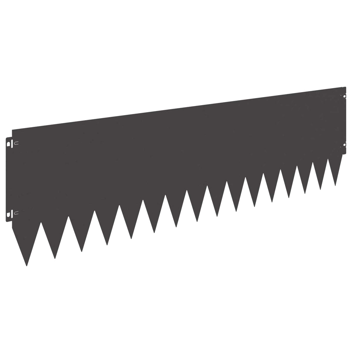 Lawn Edging 103 x Steel 20 pcs Height 30 cm Black