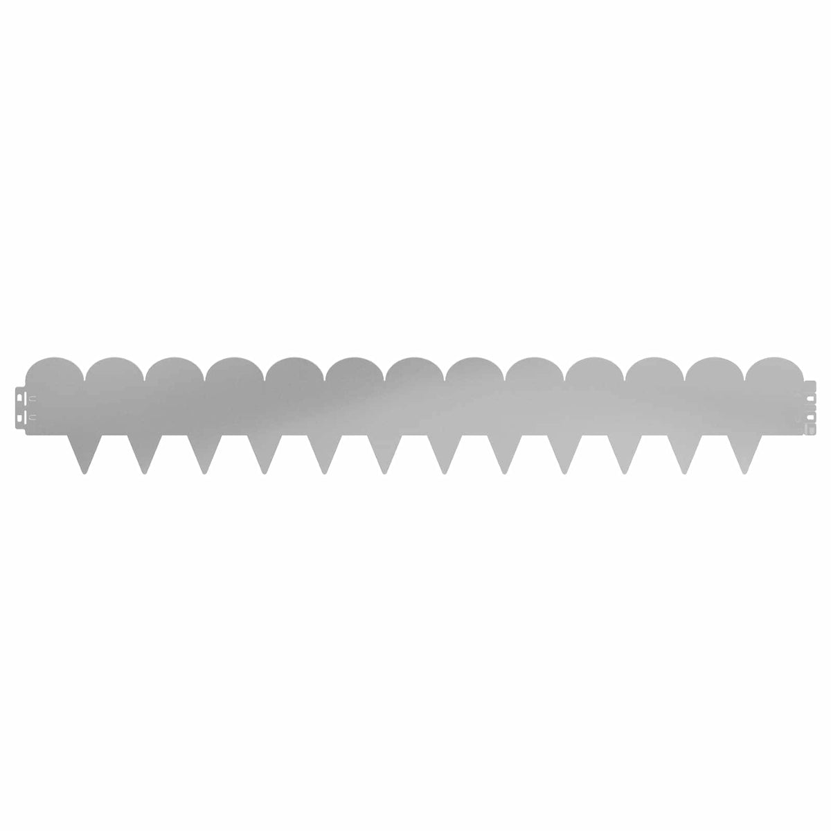 Lawn Edging 103 x Steel Height 15 cm 20 pcs Galvanised steel