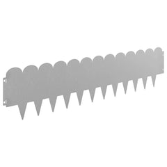 vidaXL Lawn Edging 10 pcs 103 x 25 cm Steel Rusty 5