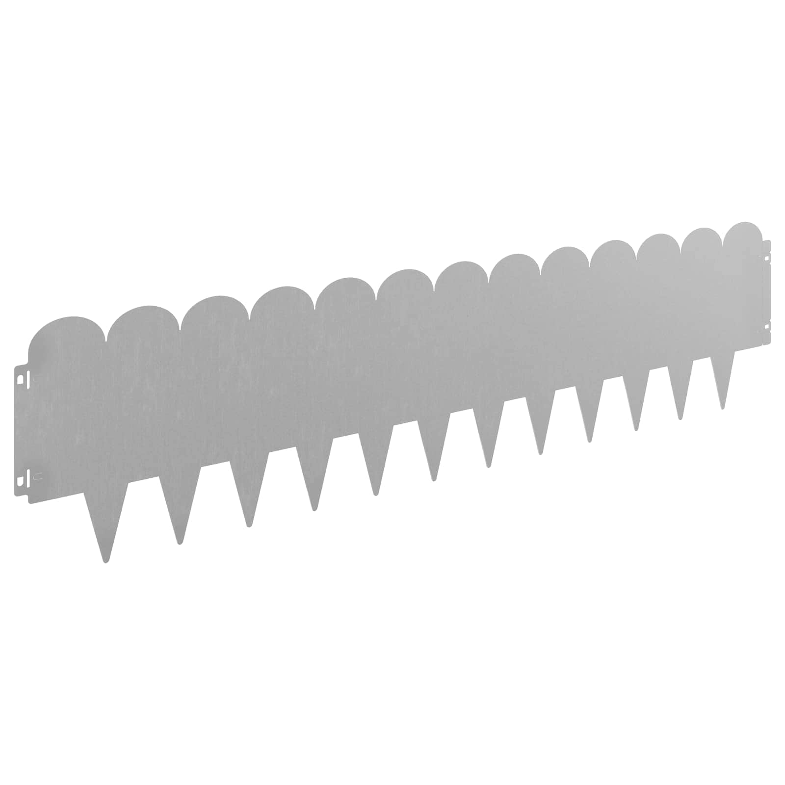 vidaXL Lawn Edging 10 pcs 103 x 25 cm Steel Rusty 5