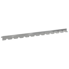 vidaXL Lawn Edging 20 pcs 102 x 4 x 4 cm Steel Silver 2