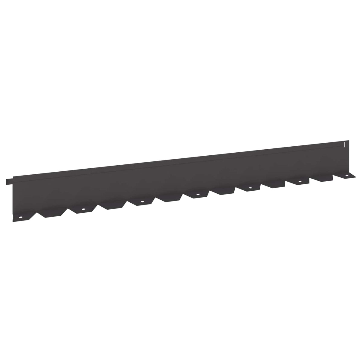 Lawn Edging 102 x 10 x 4 cm Steel 20 pcs Black