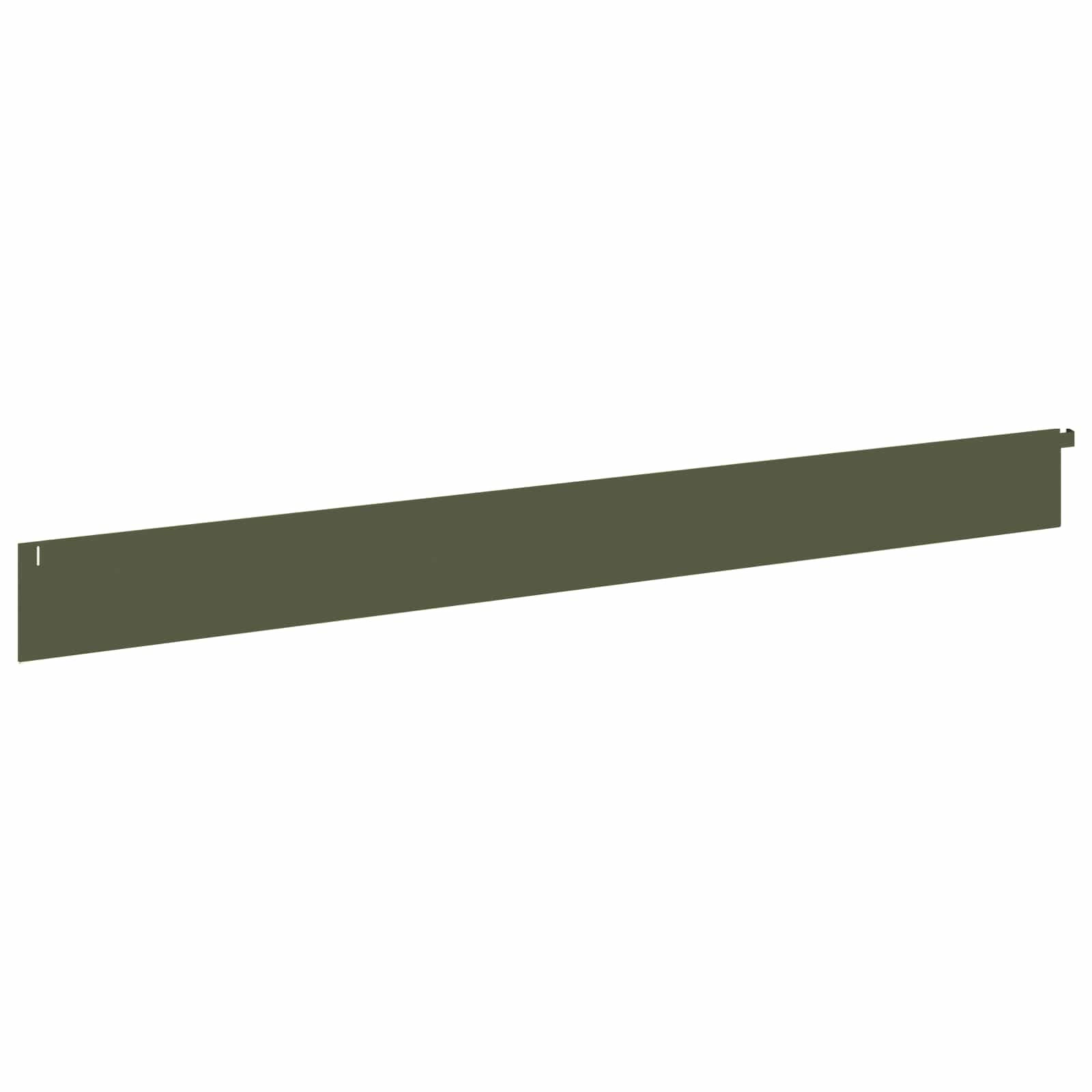 vidaXL Lawn Edging 10 pcs 102 x 10 x 4 cm Steel Olive Green 6