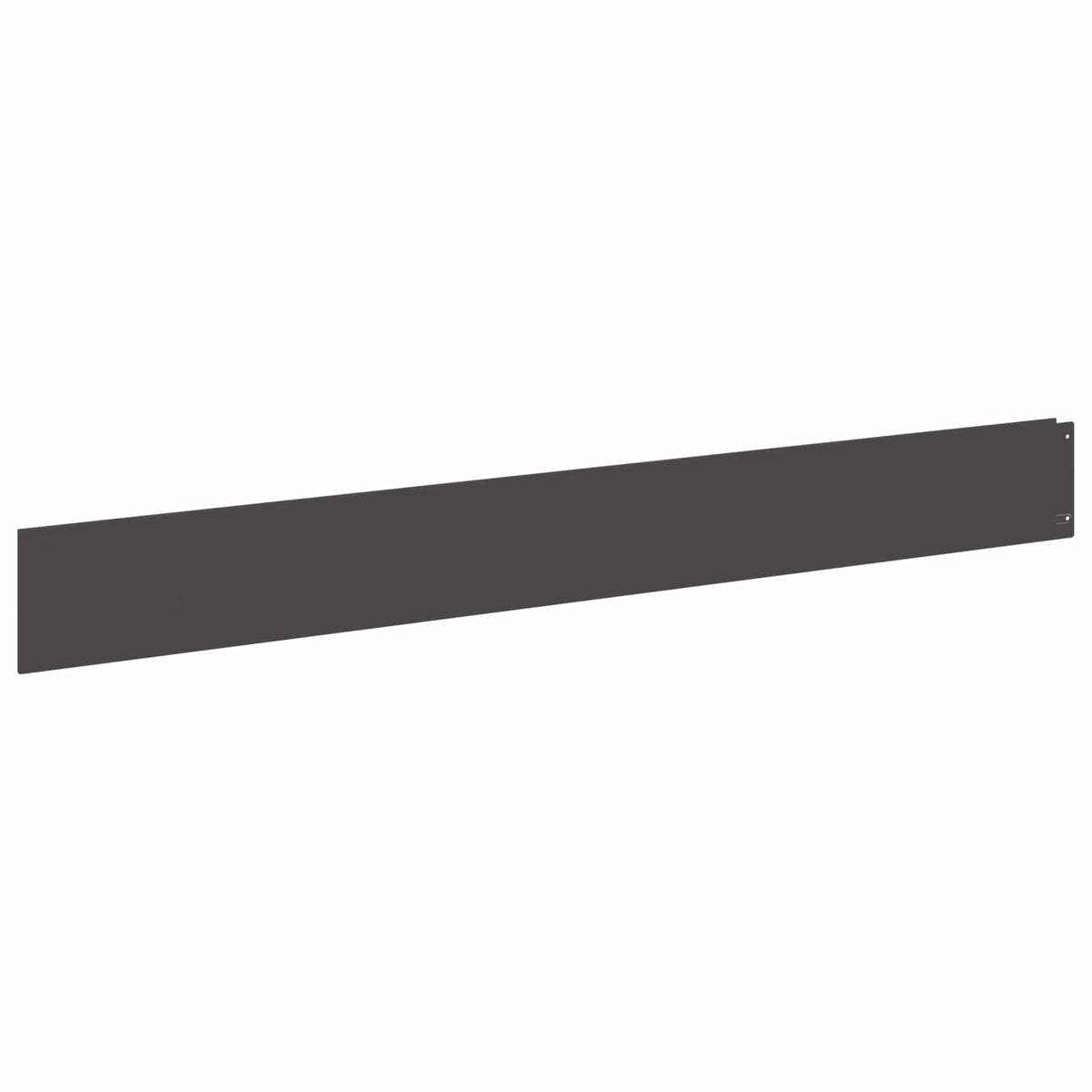 Lawn Edging 100 x Steel 10 pcs Height 12 cm Black