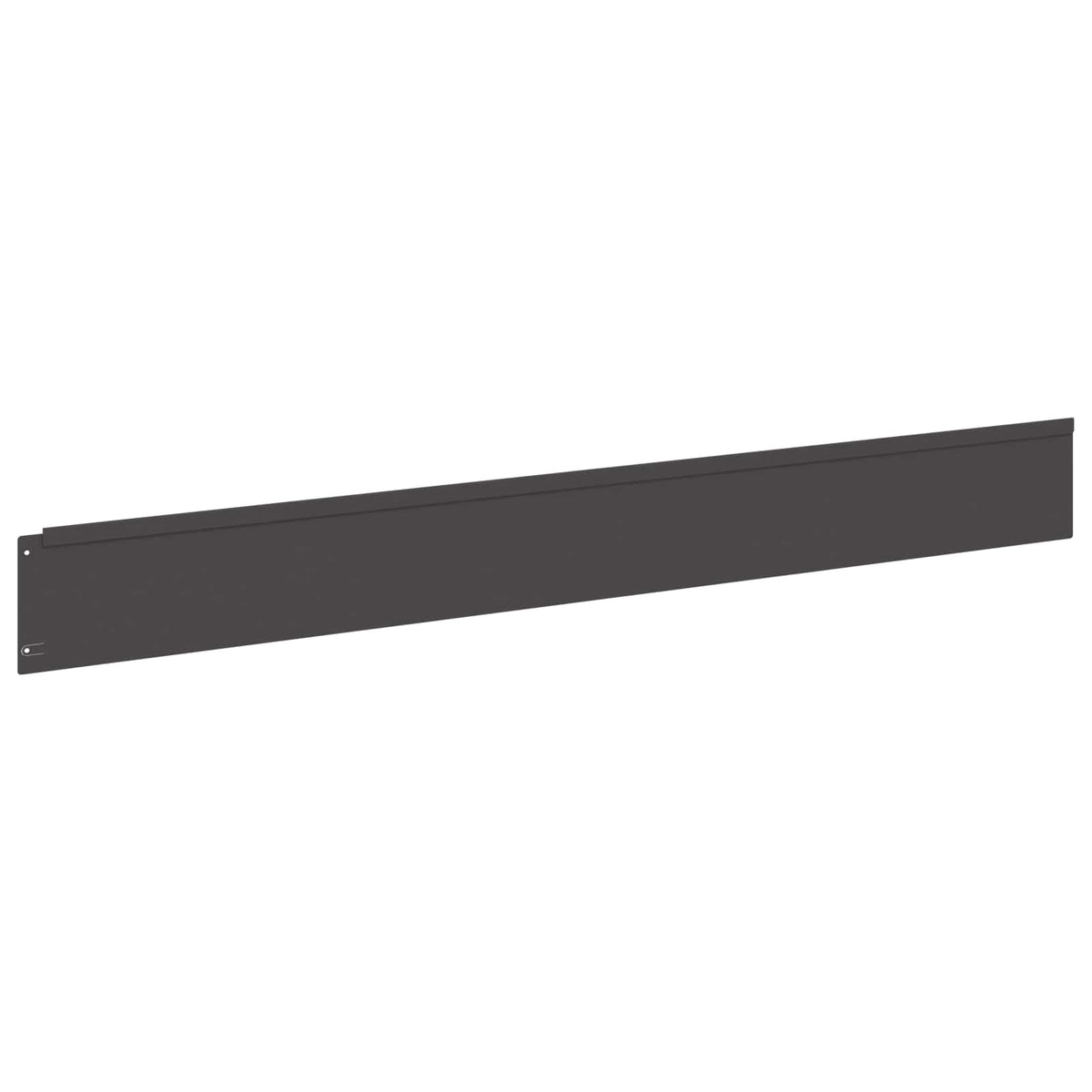 Lawn Edging 100 x Steel 10 pcs Height 12 cm Black